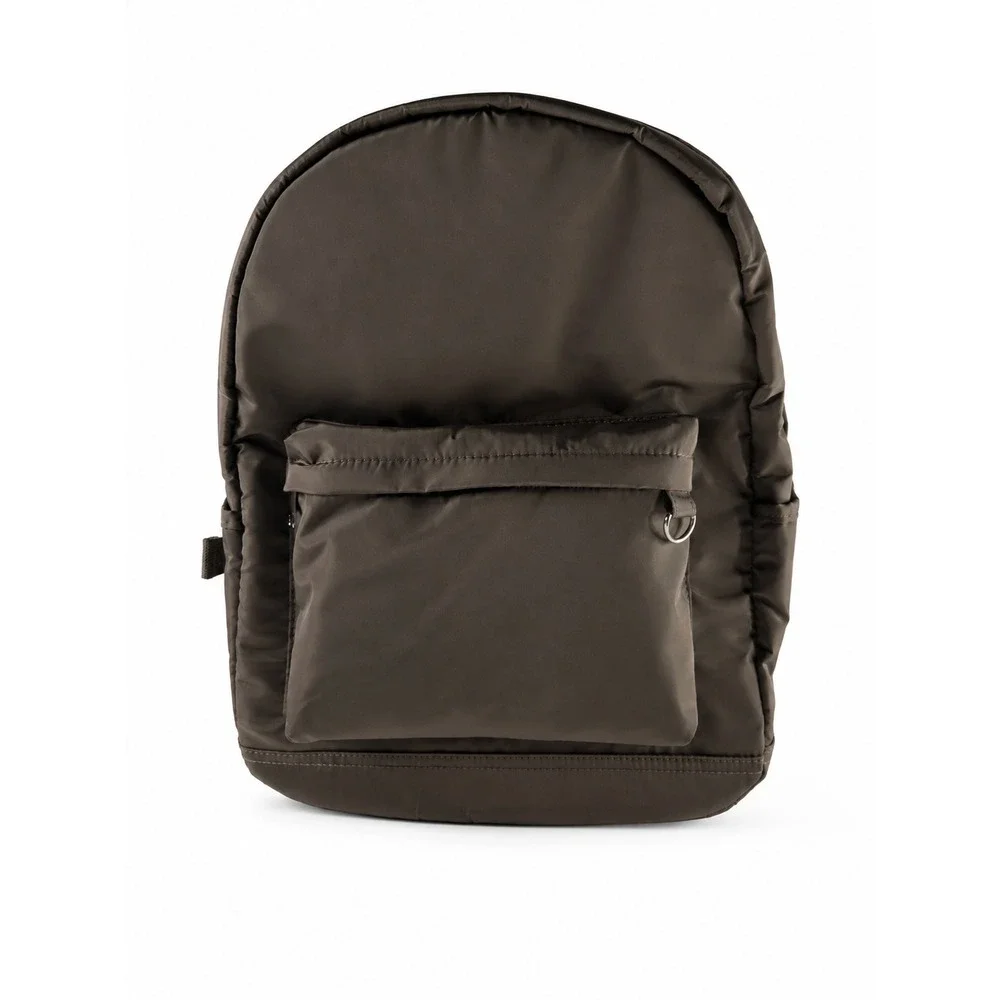 Wild Fable Green Puffer Backpack Recycled Polyester Front Pocket NWT